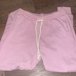 pink sweatpants